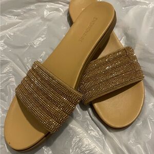 TAN sandals 8.5 size
